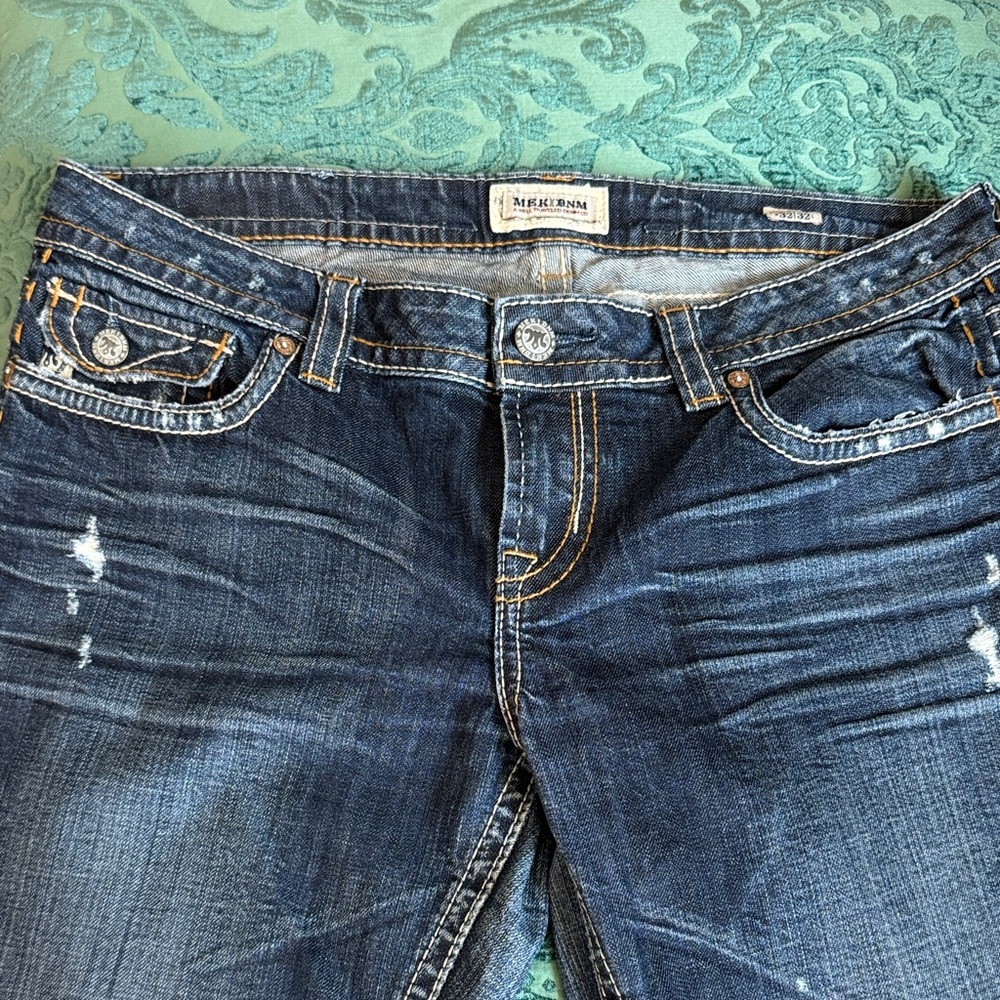 MEK Dark Blue Boot Cut Jeans